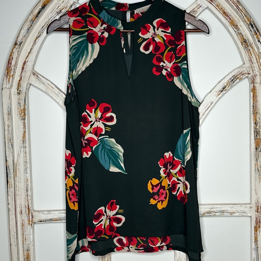 Loft Floral Sleeveless Top